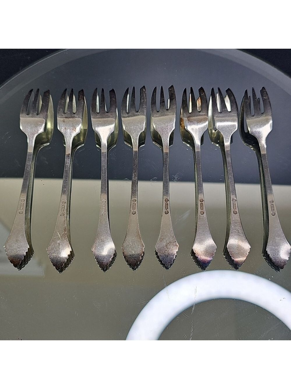 Gero 90 Collectible Forks Set Of 8pcs 5.5inch Netherlands - Picture 7 of 13